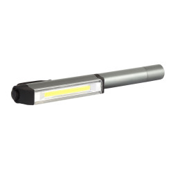 Arbetslampa LED stark aluminium 3 AAA 12-pack