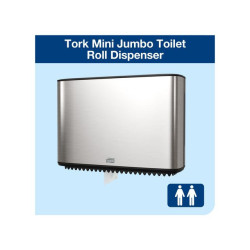 Dispenser TORK T2 Jumbo mini rostfri