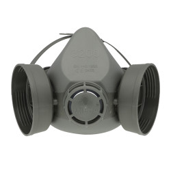 Halvmask i silikon (för 2 filter), andningsmask 3200